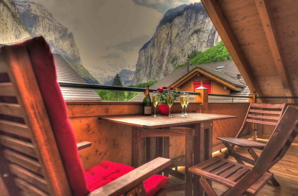 Luxury Penthouse Apartment Lauterbrunnen Exterior photo